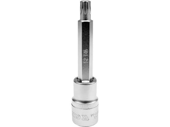 Головка торцева YATO квадрат 1/2 "TORX" подовжена Т45, L= 100 мм [20/120]