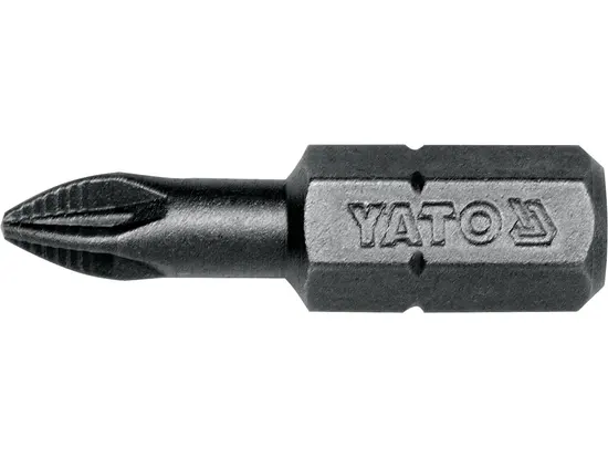 Насадка викруткова YATO : "Pozidriv" PZ1 x 25 мм. HEX 1/4". 50 (Уп/Шт.) [20/40]