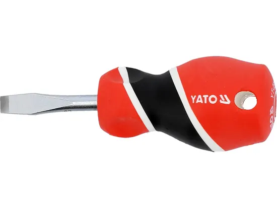 Викрутка плоска YATO : шліц SL6 х 38 мм [12/60/240]