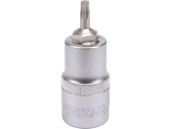 Головка торцева YATO квадрат 1/2 "TORX" Т20, L= 55 мм [40/240]