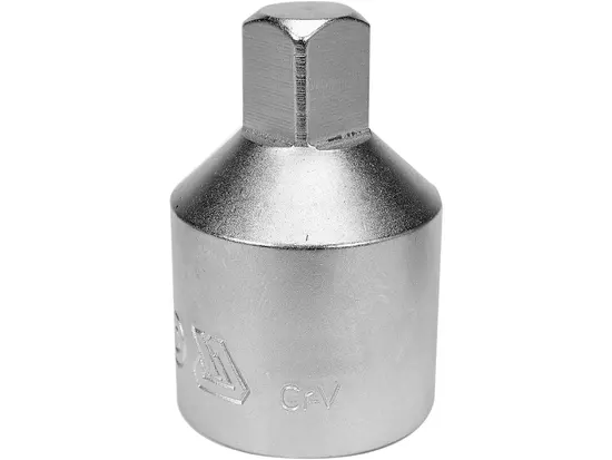 Перехідник для головок торцевих YATO : квадрат 3/8"(F) - 1/2" (М), L= 35 мм. [10/100/200]