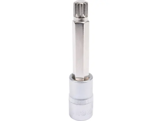 Головка торцева YATO квадрат 1/2 "SPLINE" подовжена M12, L= 100 мм [20/120]
