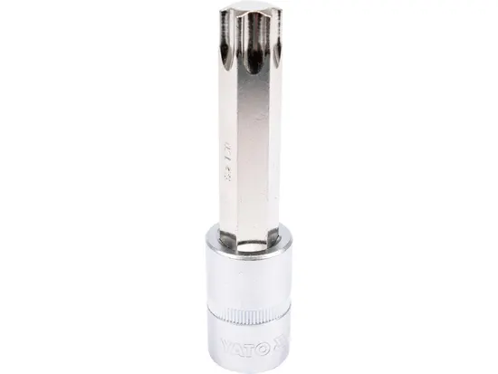 Головка торцева YATO квадрат 1/2 "TORX" подовжена Т70, L= 100 мм [20/120]