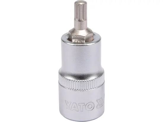 Головка торцева YATO квадрат 1/2 "SPLINE" M6, L= 55 мм [40/240]