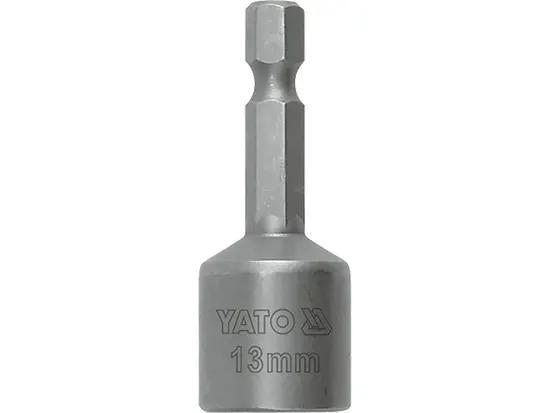 Насадка торцева магнітна 6-гранна YATO : HEX М6 x 48 мм. HEX Ø= 1/4" [200/600]