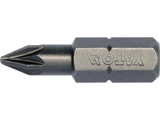 Насадка викруткова YATO : "Pozidriv" PZ1 х 25 мм. HEX 1/4". 10 (Уп/Шт.) [20/100]