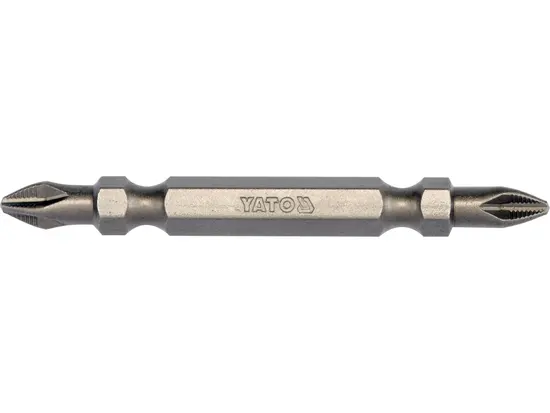 Насадка викруткова двостороння YATO : Philips РН2 - PH2, L= 65 мм. 10 (Уп/Шт.) [25/100]