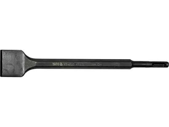 Зубило "лопатка" YATO : SDS+, 40х14 x 250 мм. CrV [6/48]