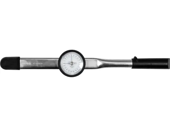 Ключ динамометричний YATO : квадрат 1/2", F= 20- 200 Нм зі стрілочно циферблатною шкалою [10]