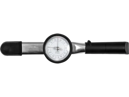 Ключ динамометричний YATO : квадрат 1/4", F= 0,5- 5 Нм зі стрілочно циферблатною шкалою [12]