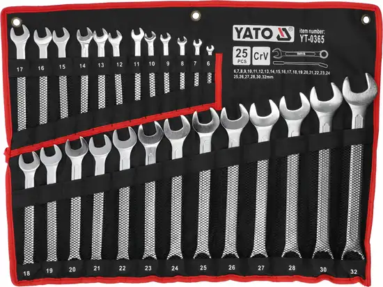 Ключі ріжково накидні YATO YT-0365