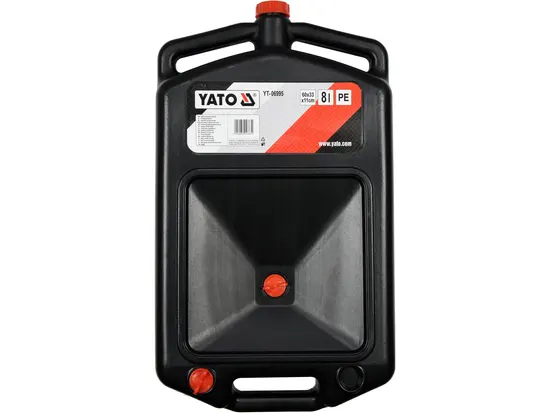 Посудина для зливу оливи YATO, V= 8 л, з 3-ма корками [4]
