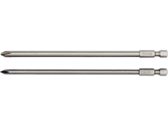 Насадка викруткова YATO : "Philips" PH1,PH2 x 150 мм, HEX 1/4". Набір 2 шт. [25/100]
