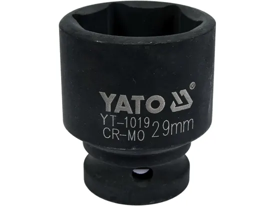 Головка торцева ударна 6-гранна YATO : квадрат 1/2", М= 29 мм, L= 48 мм [22/88]