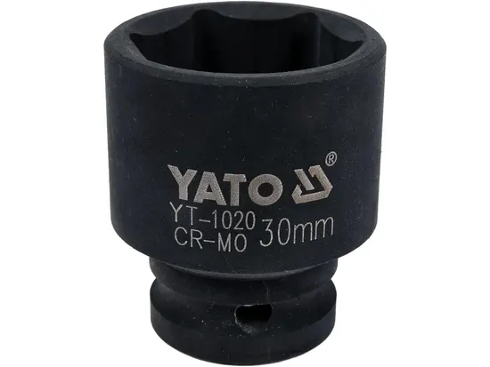 Головка торцева ударна 6-гранна YATO : квадрат 1/2", М= 30 мм, L= 48 мм [24/96]