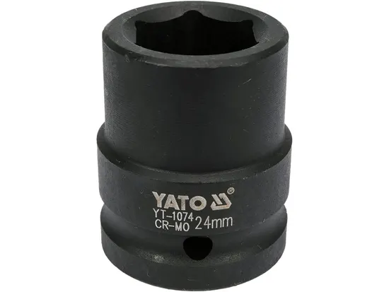 Головка торцева ударна 6-гранна YATO : квадрат 3/4", М= 24 мм, L= 50 мм [16/64]