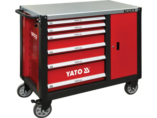 Шафа-візок для інструментів YATO з 6 шуфлядами, 1000x 1130x 570 мм [1]