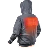 Куртка (толстовка) з електропідігрівом акумуляторна MILWAUKEE, M12 HH GREY3-0 (XL), сіра — Photo 14
