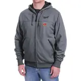 Куртка (толстовка) з електропідігрівом акумуляторна MILWAUKEE, M12 HH GREY3-0 (XL), сіра — Photo 15