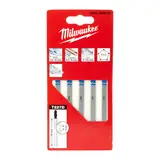 Полотна для лобзика T218A MILWAUKEE, 75мм/ крок зуба 3,0мм, (5шт), (фігурний різ універсальні) — Photo 3