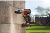 Дриль-шурупокрут ударний безщітковий акумуляторний BLACK+DECKER BL188N — Photo 12