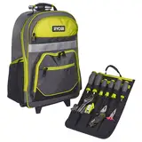 Рюкзак для інструменту RYOBI RSSBP2, 25л, на коліщатках, телескопічне руків'я, поліестер 600D — Photo 4