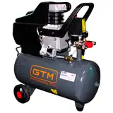 Поршневий повітряний компресор 24 л GTM KABM2024 масляний — Photo 3