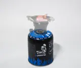 Балон газовий 1-разовий VIROK з різьбою (7/16) 450g/900ml. для плит/кемпінгу (EN417) [12] — Photo 3