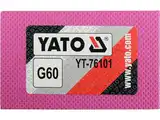 Губка абразивна, алмазна, для шліфувальна до скла, граніту, керам YATO: 90х 60х 30 мм, з гранул G60 — Photo 6