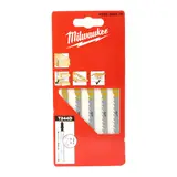 Полотна для лобзика T244D MILWAUKEE, 75мм/ крок зуба 4,0мм, (5шт), (фігурний різ, деревина) — Photo 3