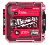Набір ударних біт, головок з компактною з тріскачкою 1/4" MILWAUKEE, (25шт) пластиковий кейс — Photo 3