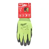 Рукавиці Hi-Vis сигнальні MILWAUKEE, з опором порізам 4/D рівня, розмір 9/L — Photo 4