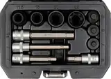Насадки 6-гранні для гальмівних супортів авто YATO: квадр- 3/8", 1/2", 7- 22 мм, 11 шт [20] — Photo 6
