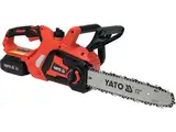 Пила ланцюгова акумуляторна YATO: 18 В Li-Ion 4 АГод, шина- 12"/30 см, ланцюг- 45 зубів [2] — Photo 7