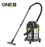 Пилосос акумуляторний будівельний RYOBI R18WDV-0 ONE+ (+ Всмоктуючий шланг, ручка, телескопічна штанга, насадка для підлоги, щіл — Photo 6