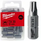 Біта MILWAUKEE, TX20, 25мм, (25шт) — Photo 2
