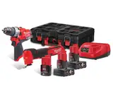 Набір з 2х інструментів безщіткових акумуляторних MILWAUKEE M12 FPP2AX-423P — Photo 2