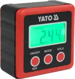 Кутомір електронний YATO; діапазон 4х 0-90° з живленням від 2 батарейок 1,5 В тип ААА [9] — Photo 6
