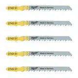 Полотна для лобзика T101D MILWAUKEE, 75мм/ крок зуба 4мм, (5шт), (деревина, чистий різ) — Photo 4