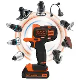 Акумуляторний багатофункціональний інструмент BLACK+DECKER MT218K — Photo 6