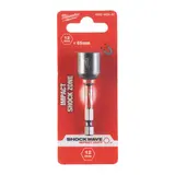 Торцевая головка 1/4 дюйма, шестигранная, 12 мм Shockwave, ударопрочная Milwaukee 4932492442 — Photo 2