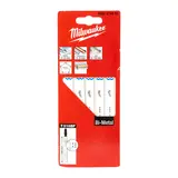Полотна для лобзика T318BF Bi-Metal MILWAUKEE, 105мм/ крок зуба 1,0мм, (5шт), (універсальні) — Photo 3