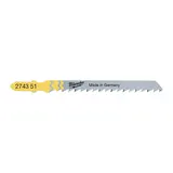 Полотна для лобзика T101D MILWAUKEE, 75мм/ крок зуба 4мм, (5шт), (деревина, чистий різ) — Photo 5