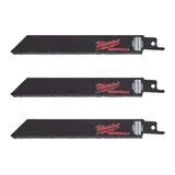 Полотно для шабельних пил Carbide Grit MILWAUKEE, 150мм, (3шт) (чавун, абразивні матеріали, фіберглас) — Photo 2