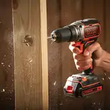 Дриль-шурупокрут акумуляторний безщітковий BLACK+DECKER BL186KB — Photo 20