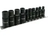 Різьбонарізні перехідники YATO; з квадратами 1/4" і 3/8", №1-8, 10 шт. [10] — Photo 5