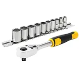 Набір головок торцевих 1/4 з одинадцяти предметів STANLEY STMT82666-0 — Photo 6