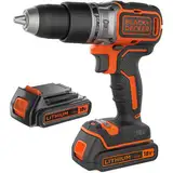 Дриль-шурупокрут акумуляторний безщітковий ударний BLACK+DECKER BL188KB — Photo 9