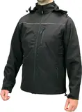 Куртка робоча SOFTSHELL з прикріпн капюшоном YATO розм S, чорна, 3 кишені, 96% поліест і 4% спандекс — Photo 11