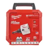 Набір коронок біметалевих Holesaw Arbor Hex 9.5/32-210mm (14шт), пластиковий кейс — Photo 3